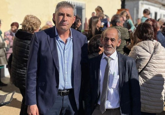 Aquilino de Dios, a la derecha, en una imagen de archivo.