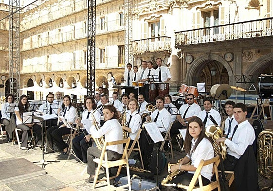 Integrantes de la Banda Municipal de Música.
