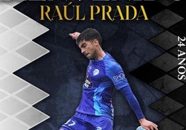 El lateral izquierdo Raúl Prada, quinto fichaje para Unionistas
