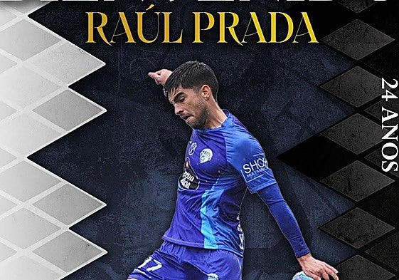 El lateral izquierdo Raúl Prada, quinto fichaje para Unionistas