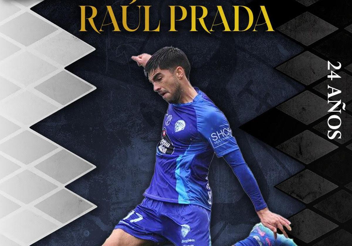 El lateral izquierdo Raúl Prada, quinto fichaje para Unionistas
