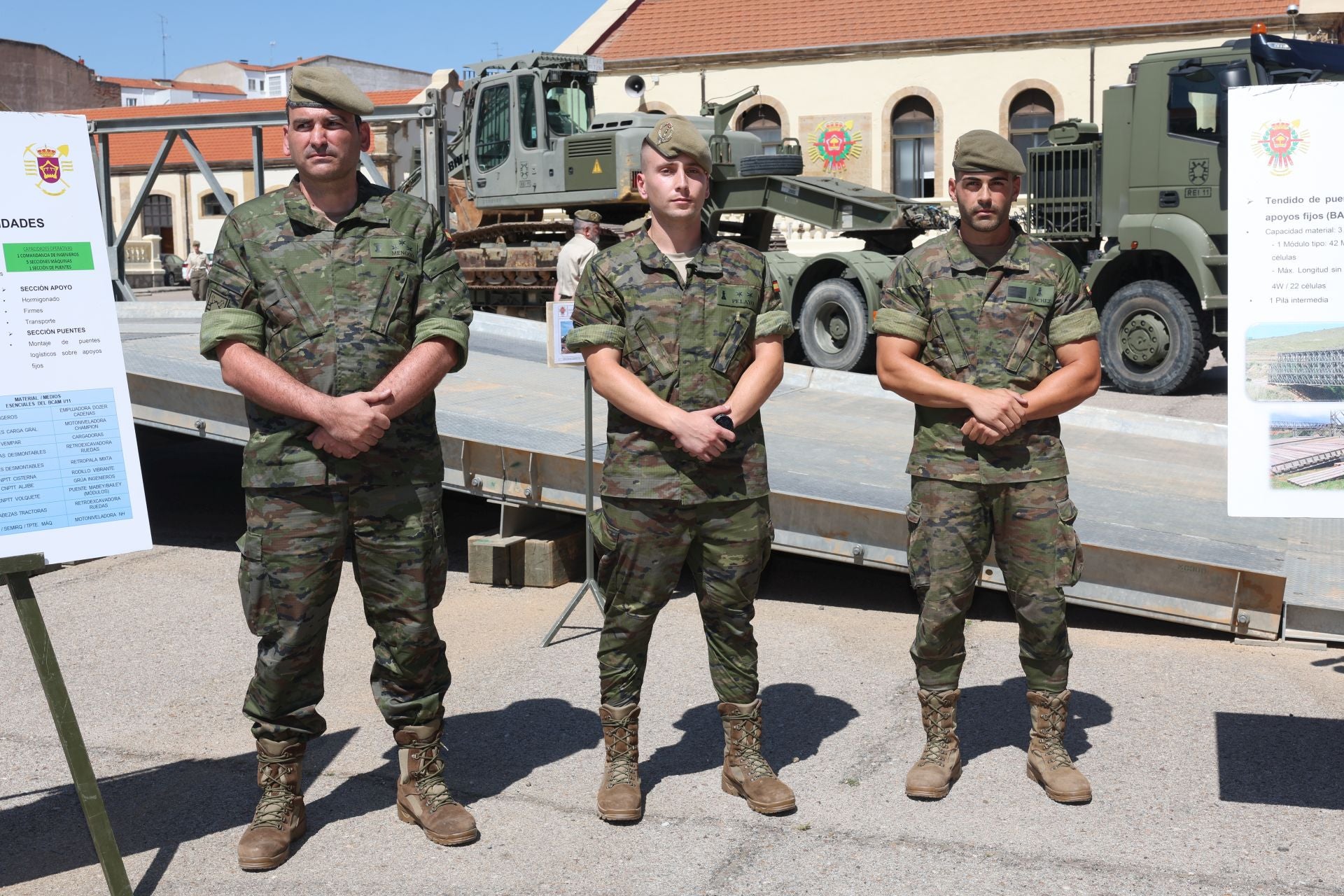 La visita de la ministra de Defensa al REI 11 de Ingenieros de Salamanca, en imágenes