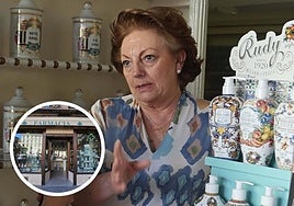 Pura Estella, propietaria de la farmacia de Plaza Poeta Iglesias.