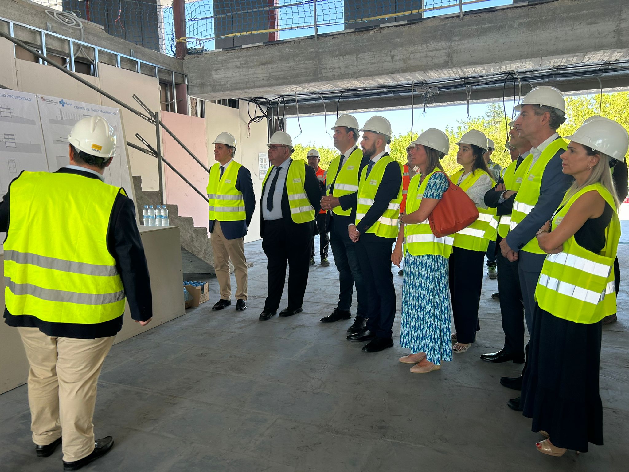 Obras del nuevo Centro de Salud Prosperidad.