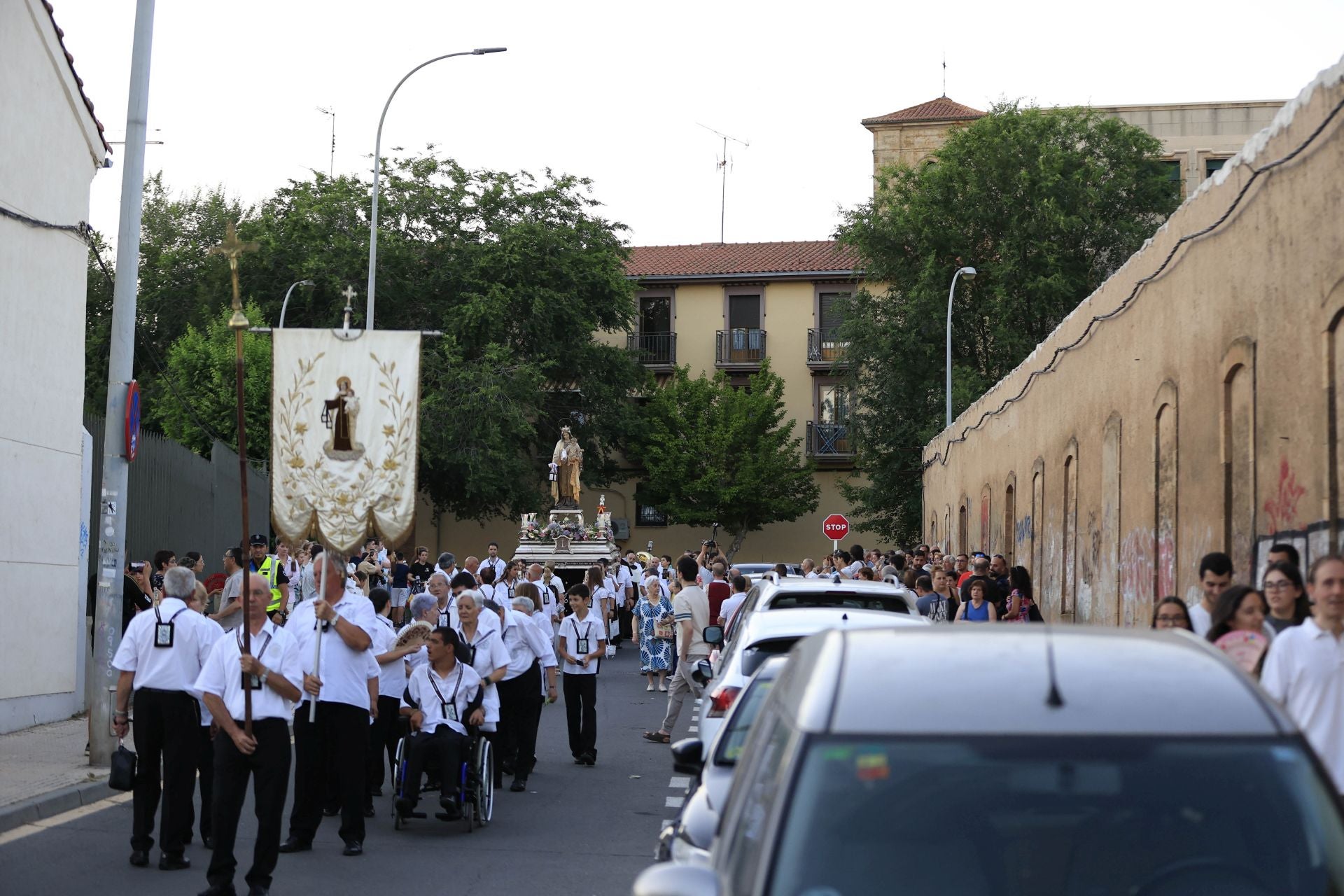En imágenes, la procesión de la Virgen del Carmen en Salamanca