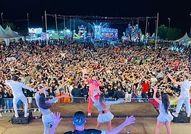 Uno de los conciertos del año pasado en las fiestas de San Roque de Carbajosa de la Sagrada.