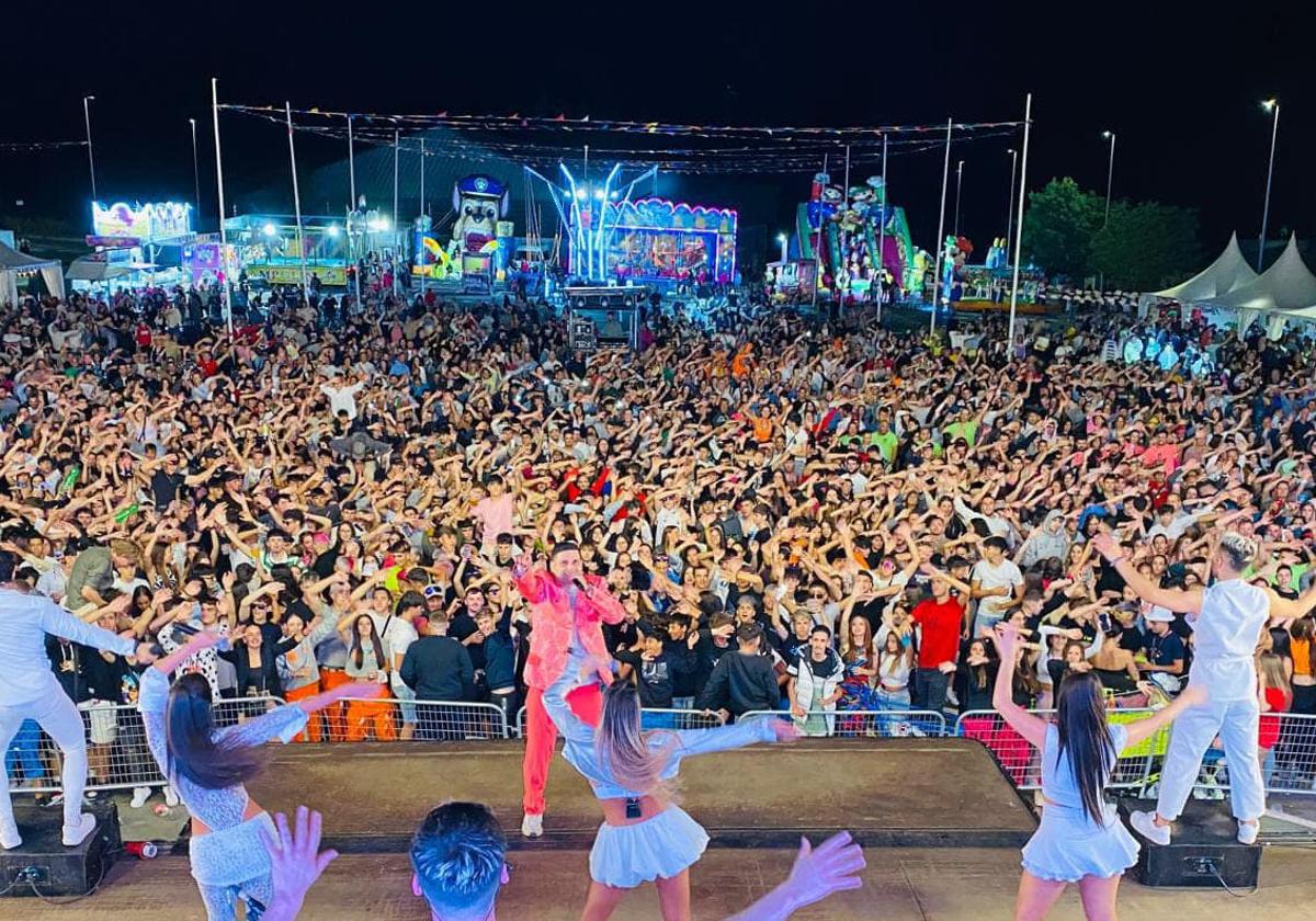 Uno de los conciertos del año pasado en las fiestas de San Roque de Carbajosa de la Sagrada.