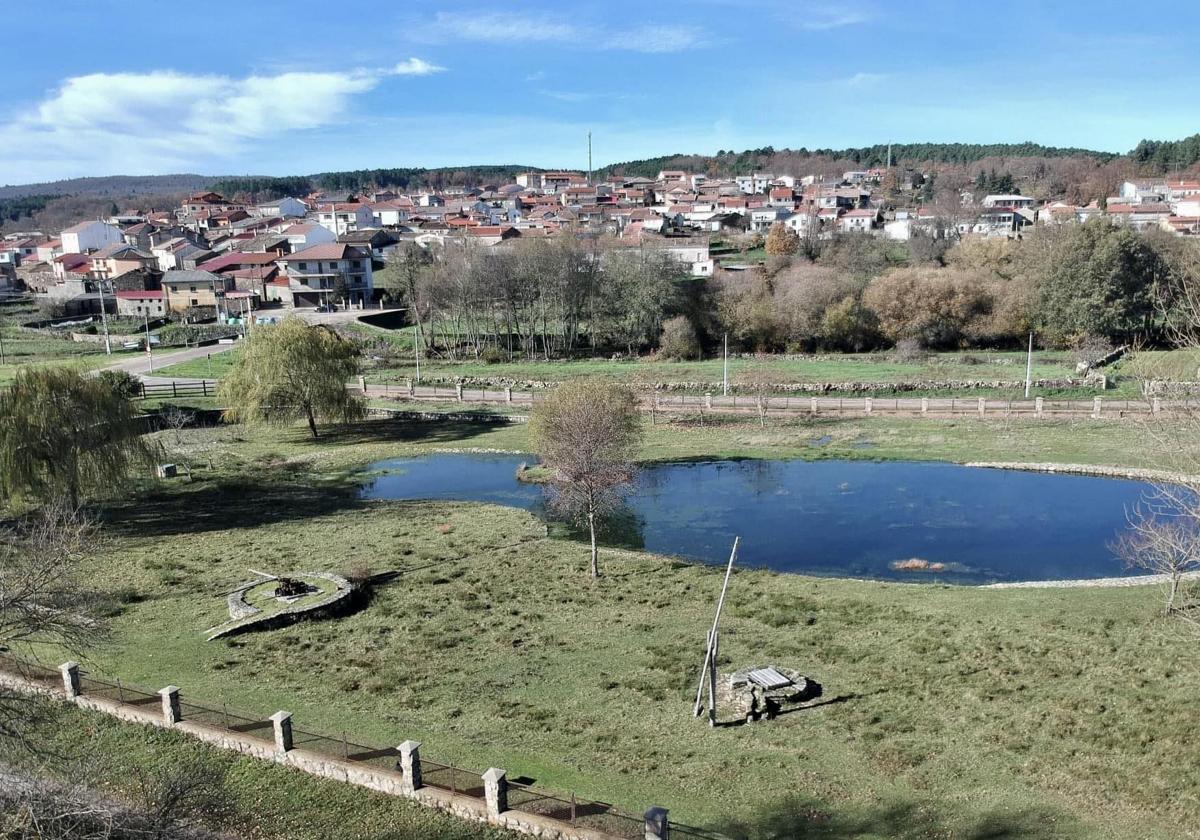 Vista de Navasfrías en Salamanca.
