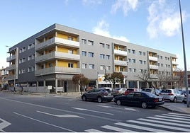 El nuevo edificio de viviendas sociales de Capuchinos.