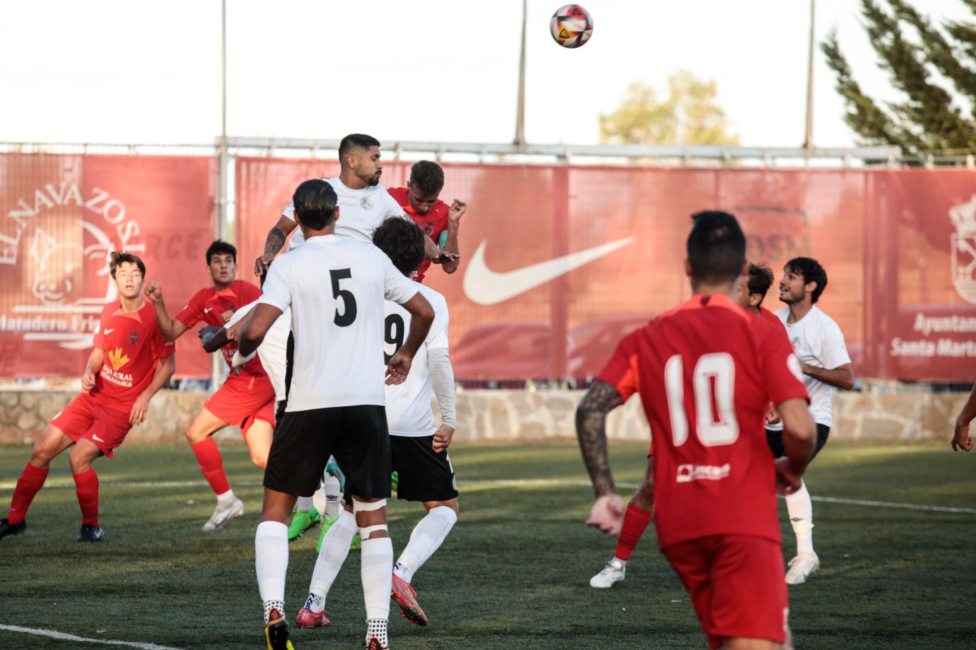 Martín Galván en un encuentro contra el UD Santa Marta.