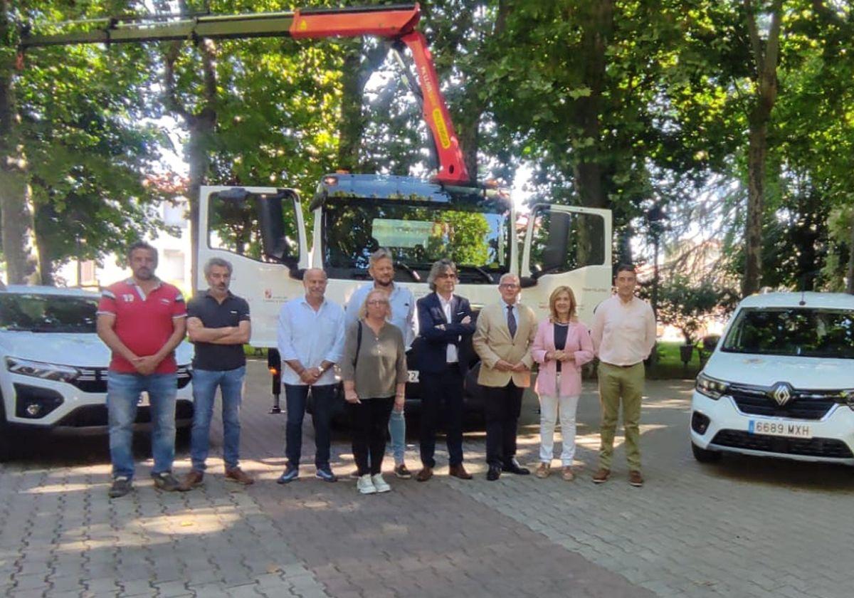 Presentación de los nuevos vehículos.