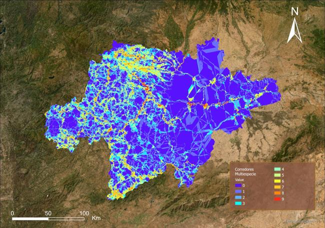 Corredores Multiespecie en la cuenca del río Duero.