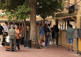 Fería de Día en la Plaza de los Bandos, en Salamanca.