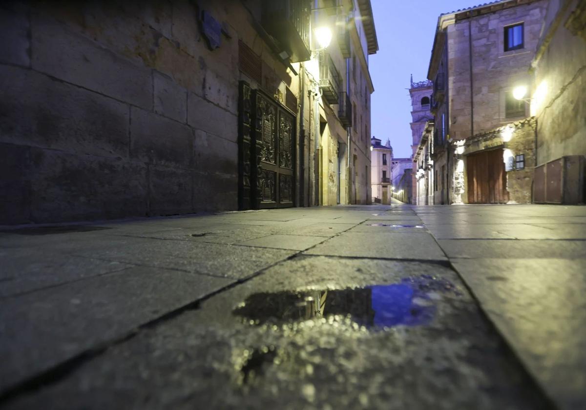 Lugar del apuñalamiento en la calle Bordadores