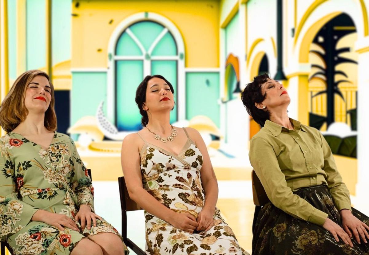 Escena de la obra 'Encuentro en el balneario. Entre la monotonía y el despertar'.