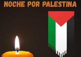 Cartel de la 'Noche por Palestina'.