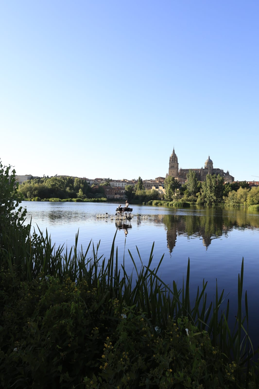 El río Tormes de Salamanca, convertido en un escenario único