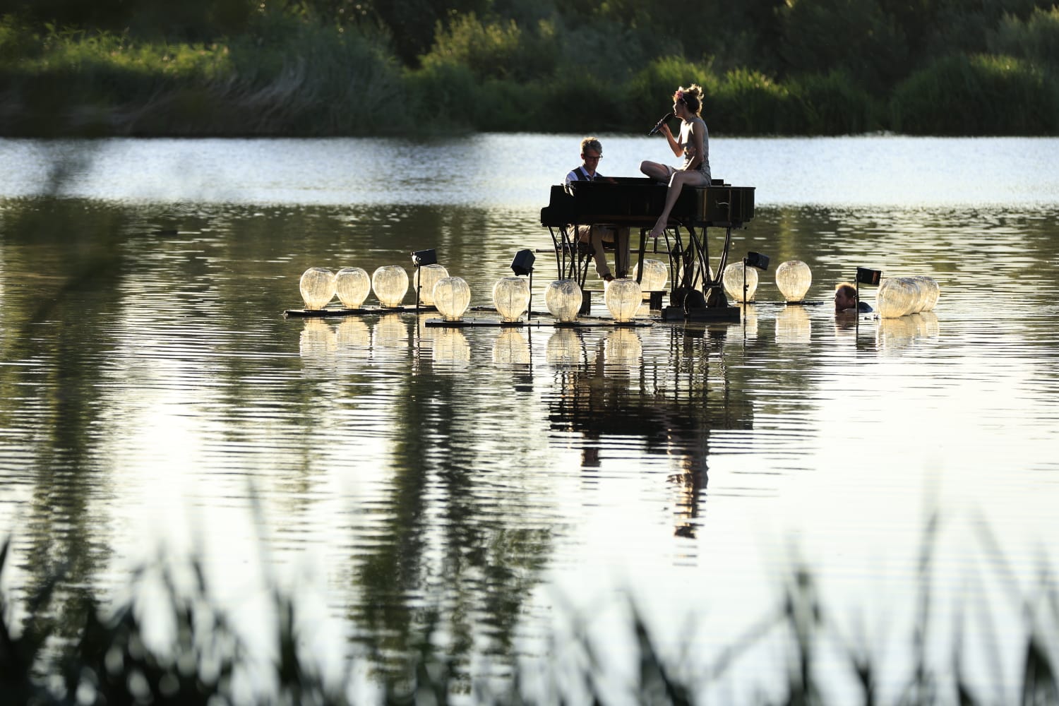 El río Tormes de Salamanca, convertido en un escenario único