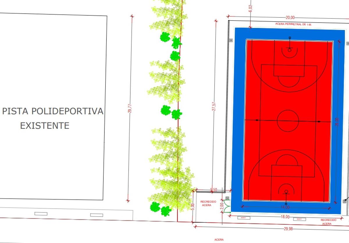 Nueva pista de baloncesto en las calles de Salamanca