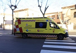 Imagen de archivo de la ambulancia de Salamanca.