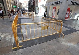 La calle Toro con las baldosas cambiadas.
