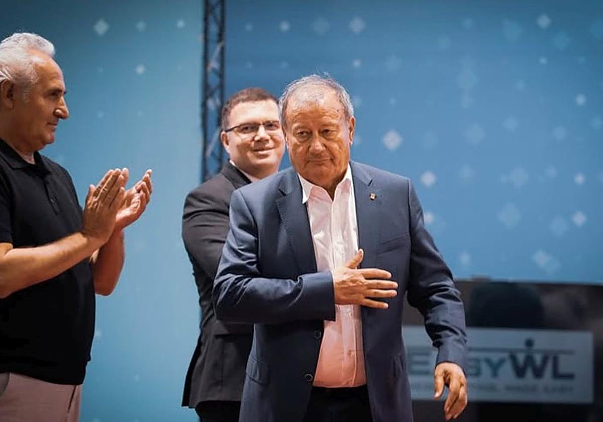 El presidente de la Real Federación Española de Halterofilia, Constantino iglesias.