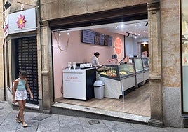 La heladería de Esencia Valencia en la calle Toro de Salamanca.