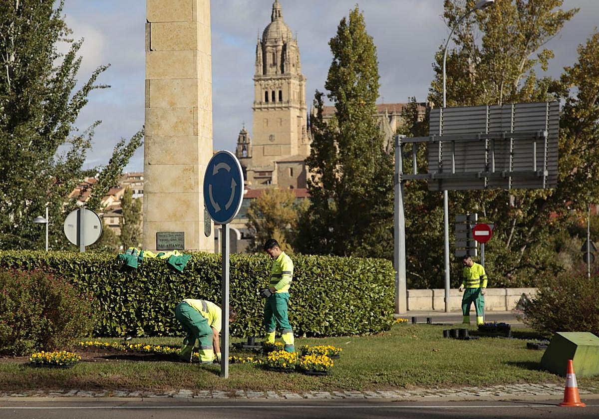 Jardineros de Salamanca en una imagen de archivo