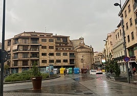 Tormenta de hoy en Salasmanca.