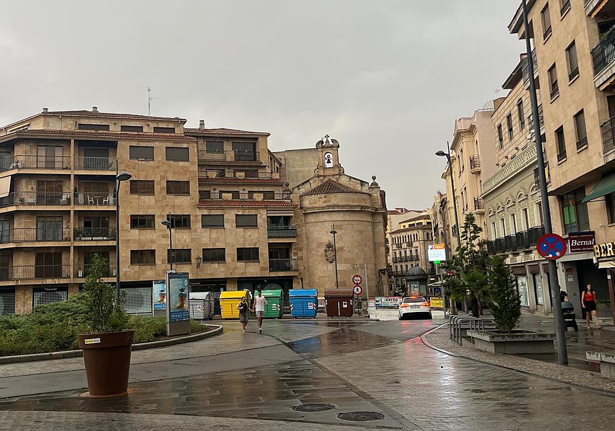 Tormenta de hoy en Salasmanca.