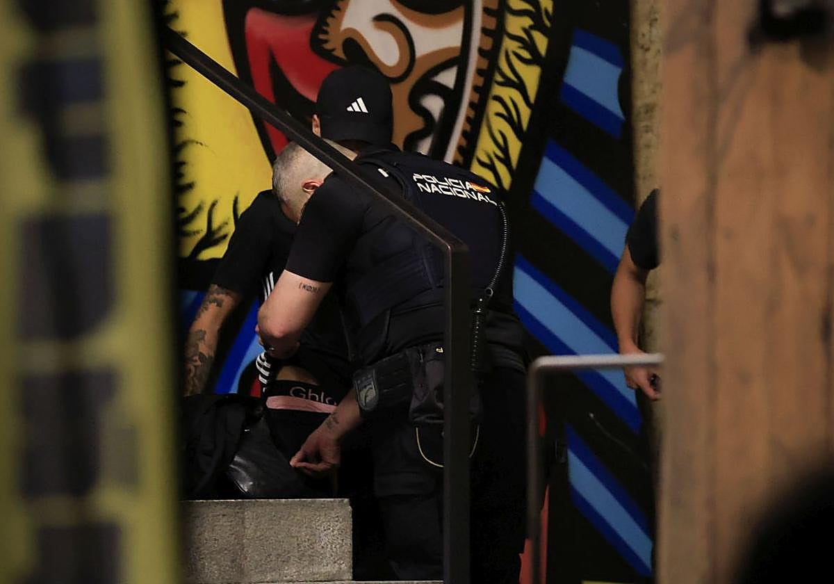 Policía Nacional en una intervención en Salamanca.