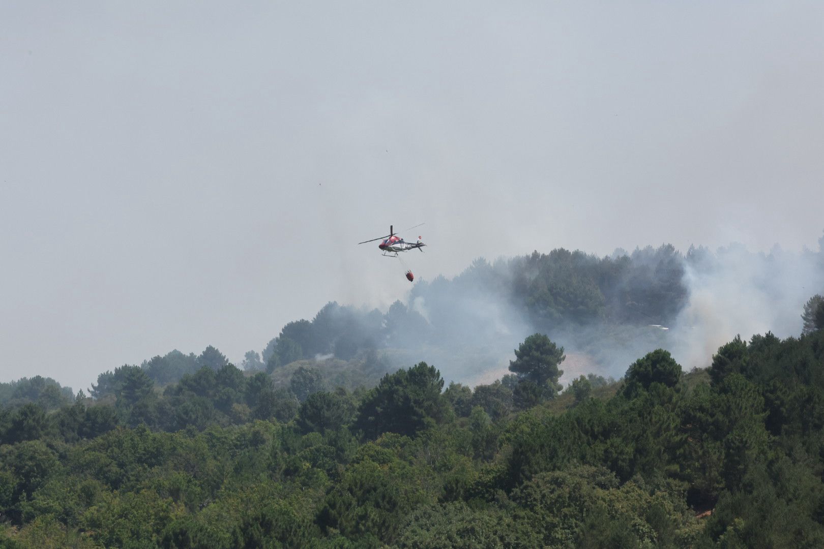 Las imágenes del incendio en La Alberca