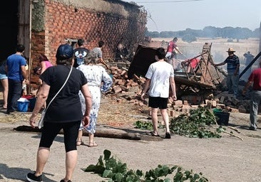 Vecinos de Cipérez piden ayuda urgente «porque se nos quema todo»