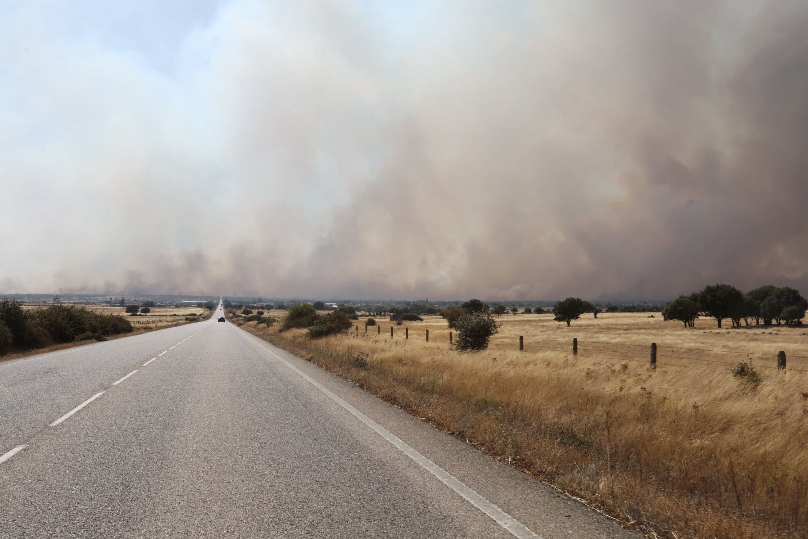 El incendio de Cipérez, en imágenes