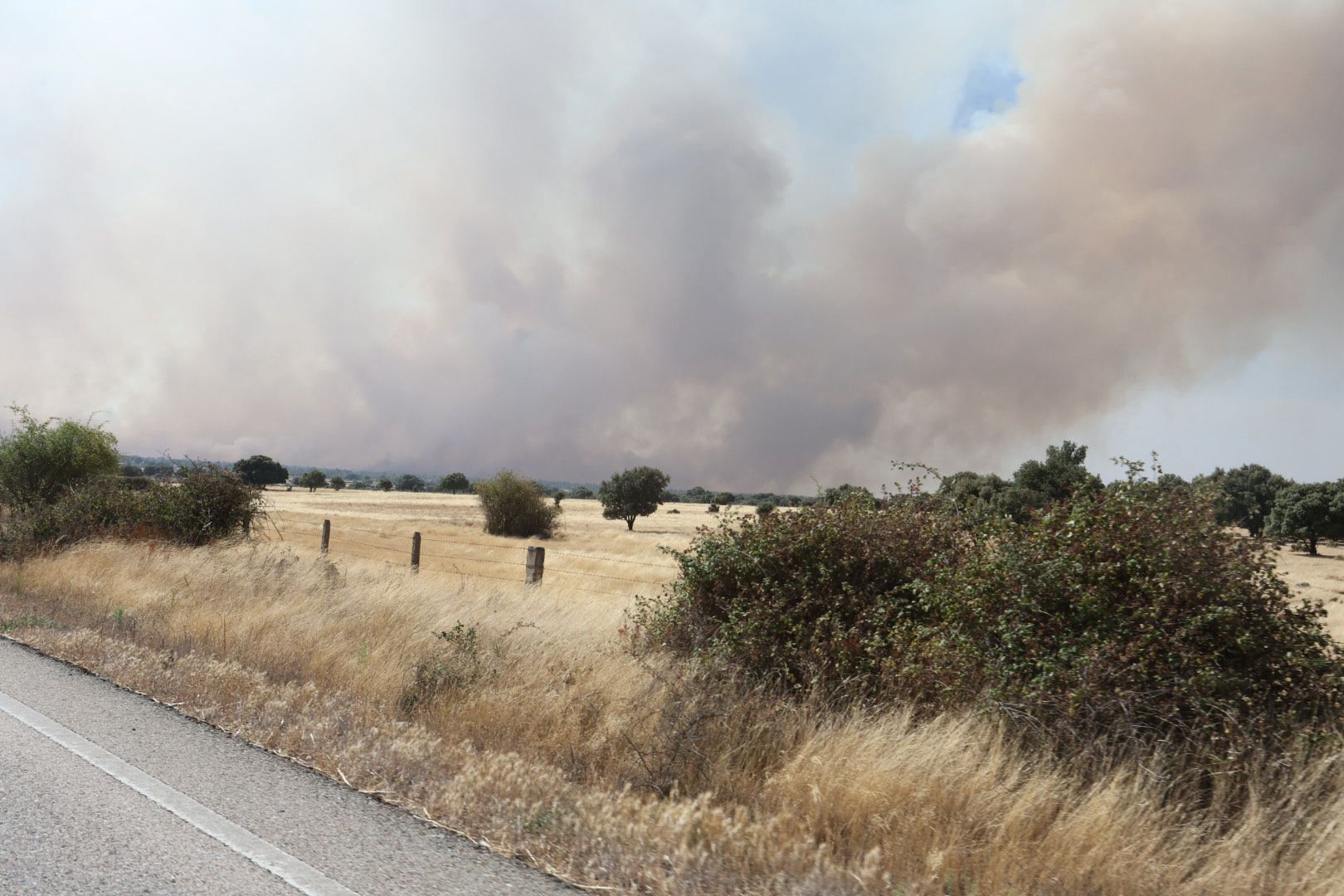 El incendio de Cipérez, en imágenes