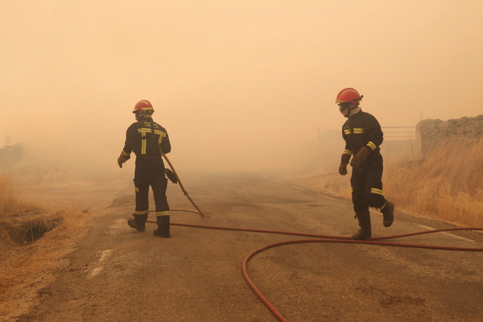 El incendio de Cipérez, en imágenes