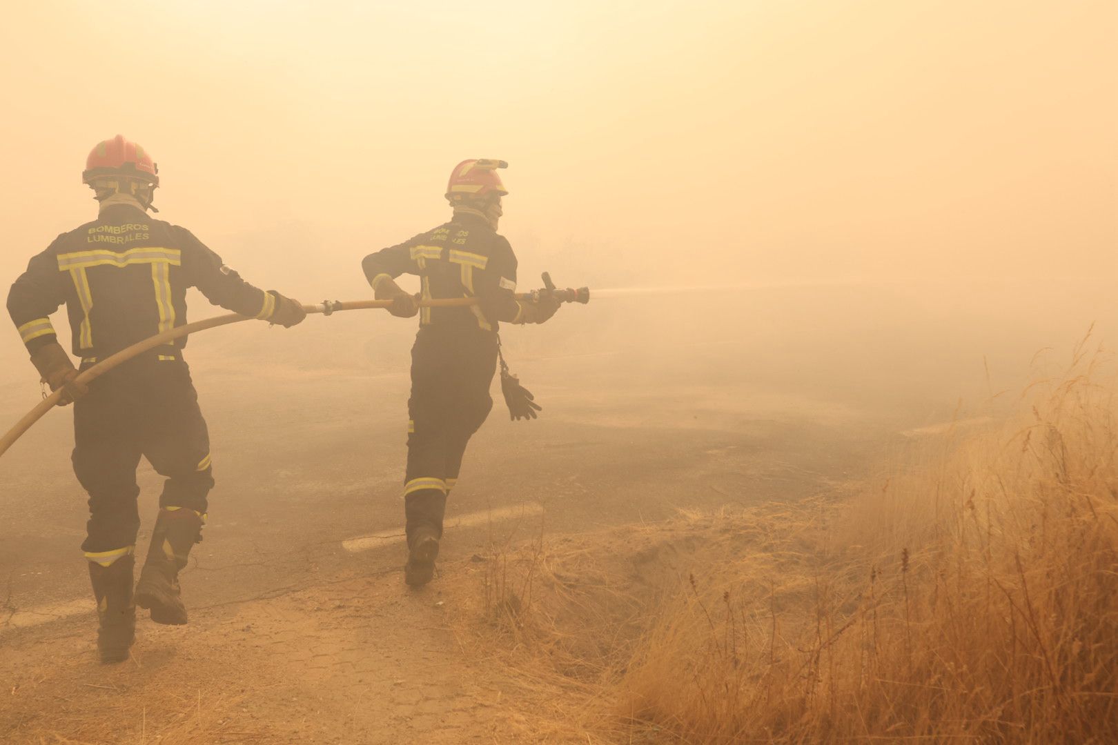 El incendio de Cipérez, en imágenes