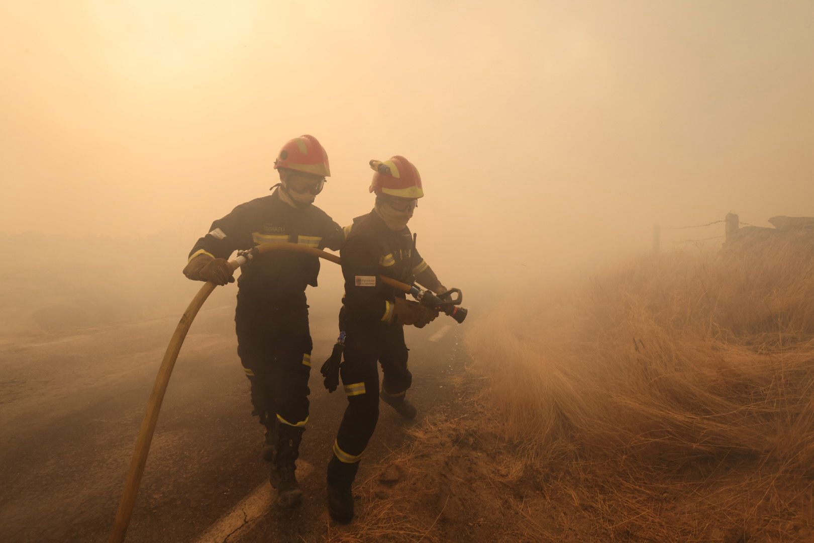 El incendio de Cipérez, en imágenes