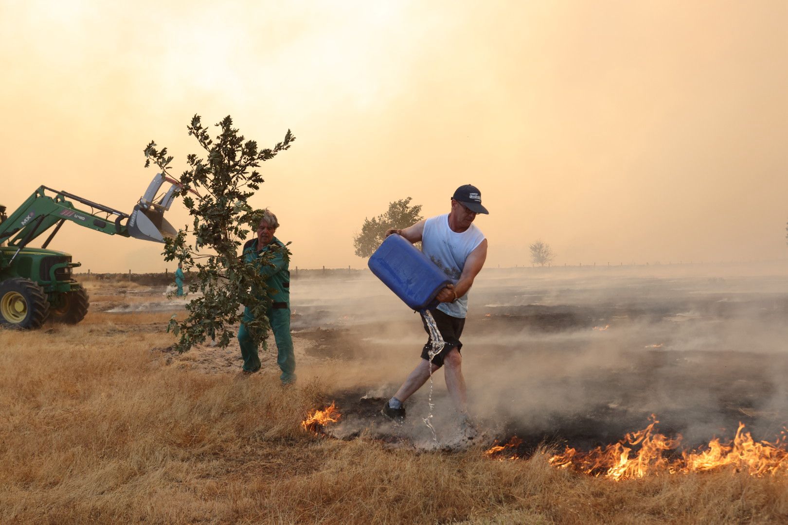 El incendio de Cipérez, en imágenes
