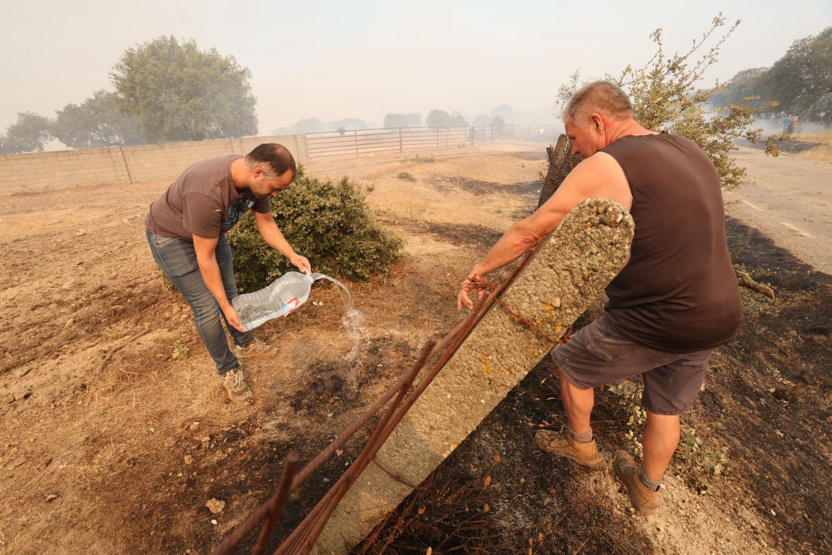 El incendio de Cipérez, en imágenes