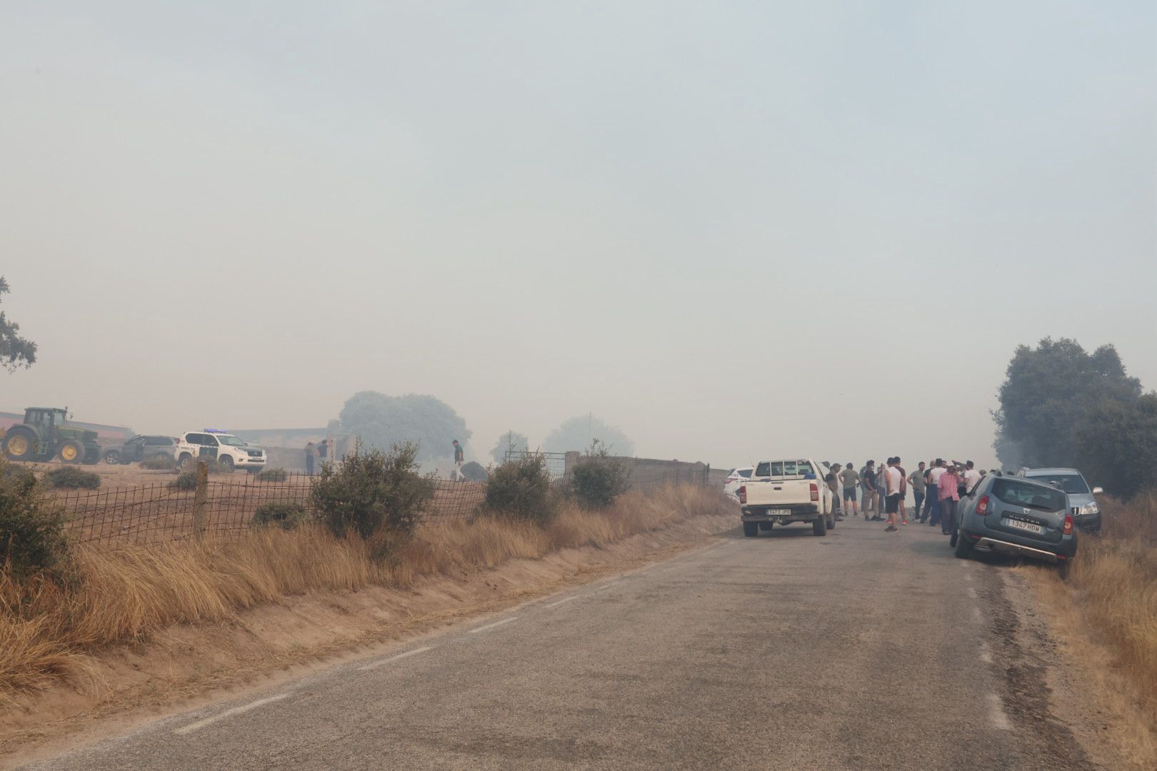 El incendio de Cipérez, en imágenes