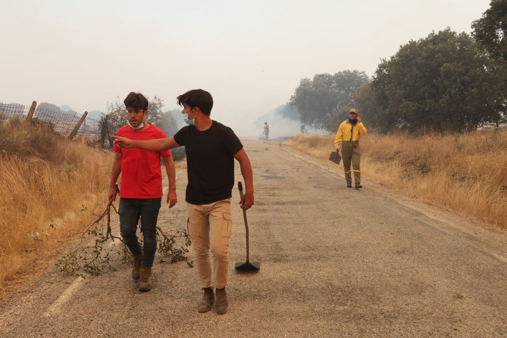 El incendio de Cipérez, en imágenes