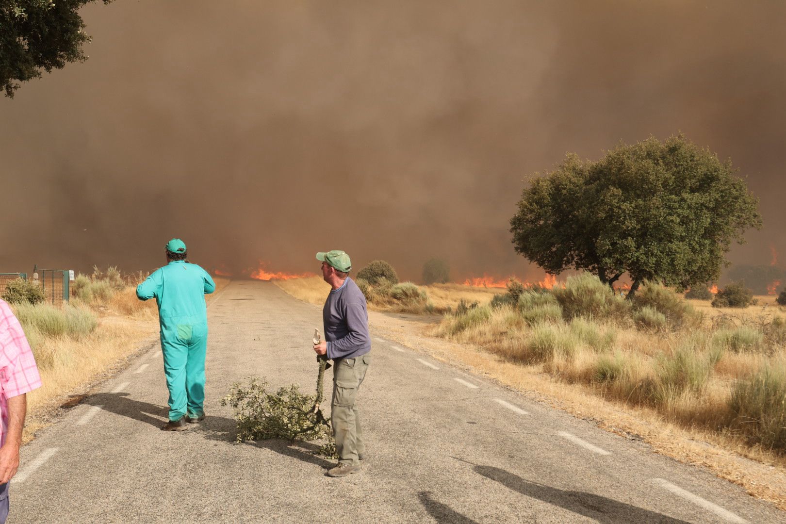 El incendio de Cipérez, en imágenes