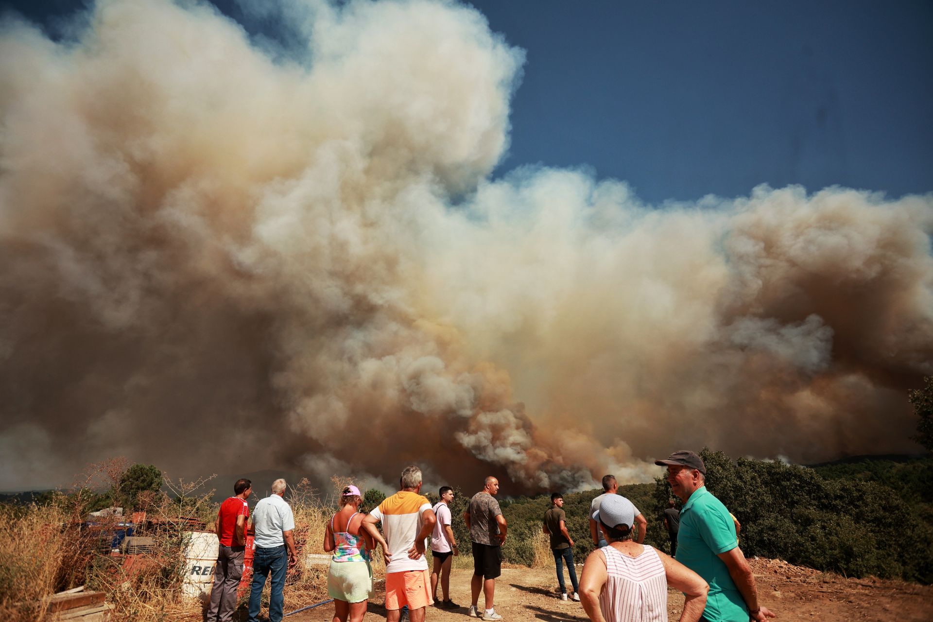 El incendio de El Payo de Salamanca, en imágenes