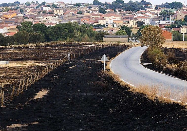 Cipérez tras el incendio de nivel 2 acontecido el pasado 15 de agosto