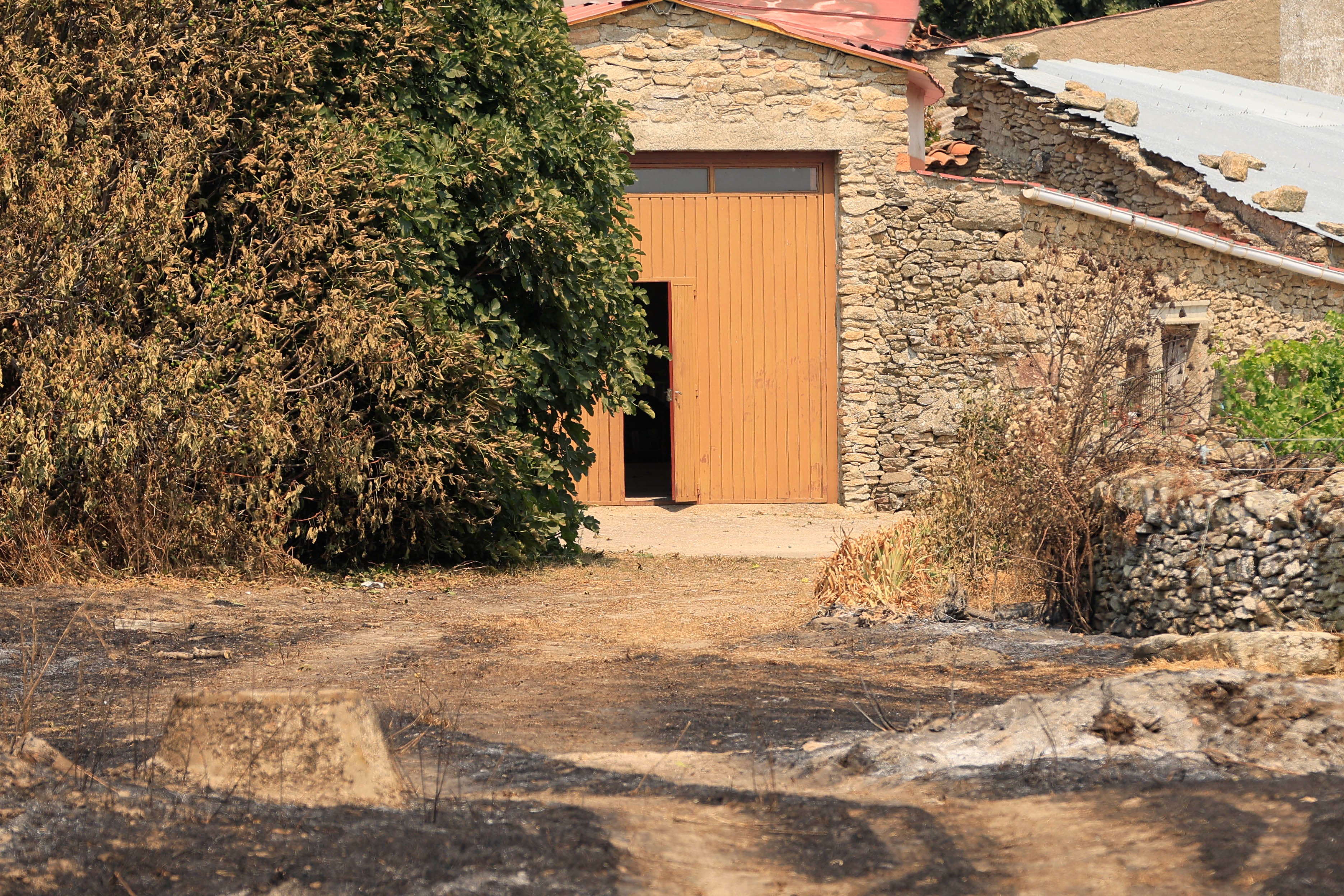 En imágenes, el rastro negro del mayor incendio de la provincia de Salamanca