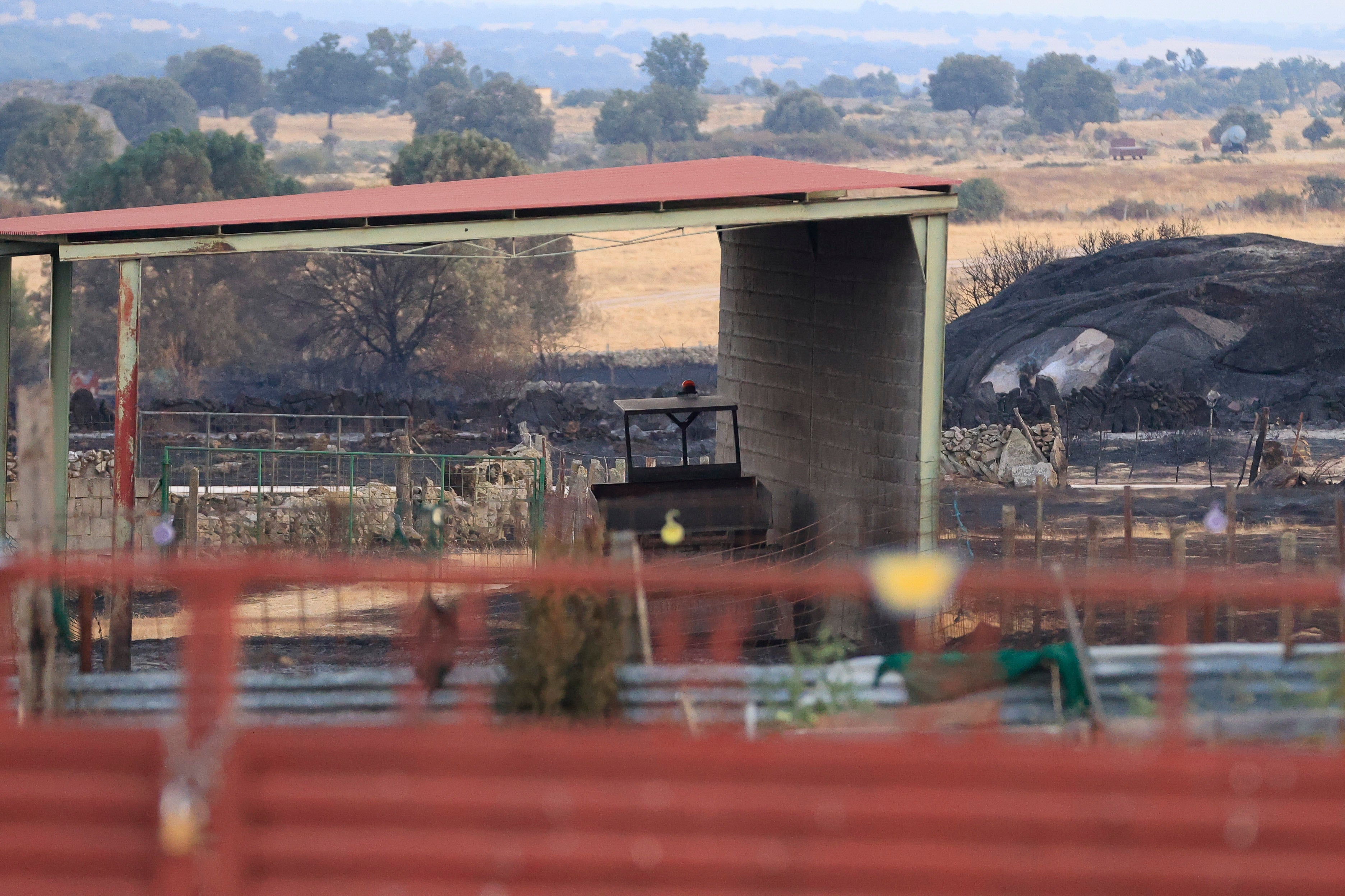 En imágenes, el rastro negro del mayor incendio de la provincia de Salamanca