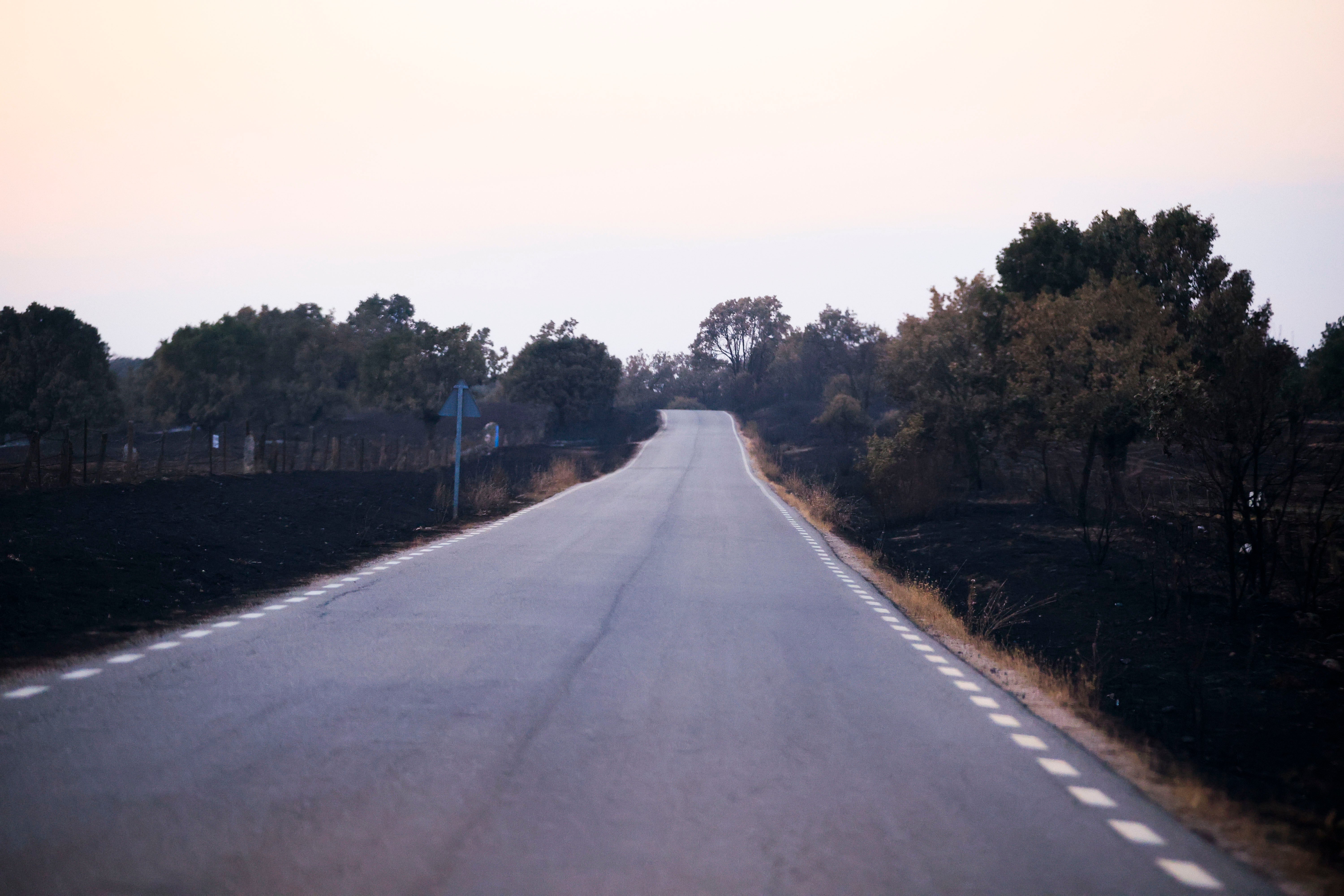 En imágenes, el rastro negro del mayor incendio de la provincia de Salamanca