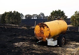 El rastro negro del mayor incendio de la provincia de Salamanca