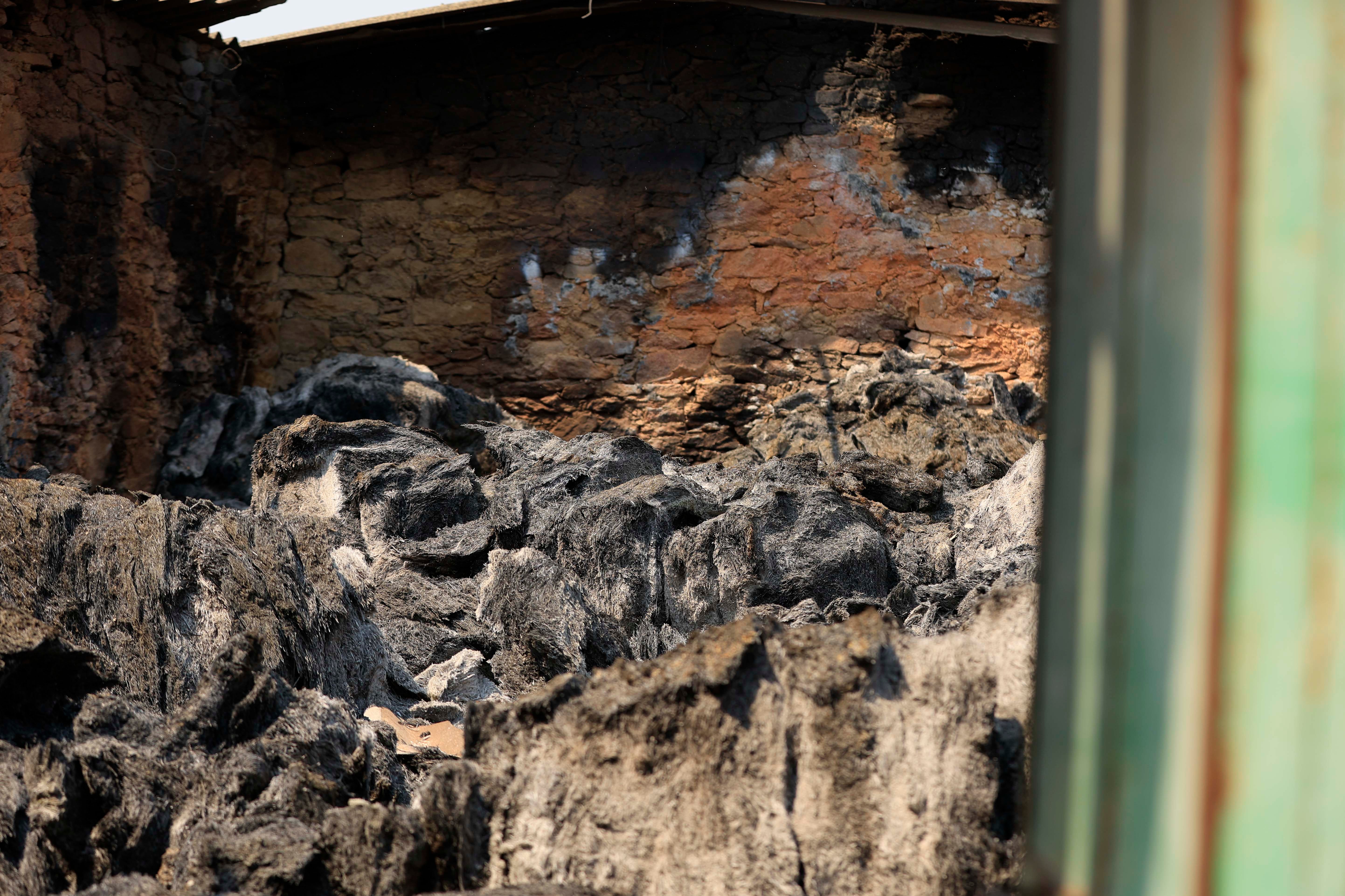 En imágenes, el rastro negro del mayor incendio de la provincia de Salamanca